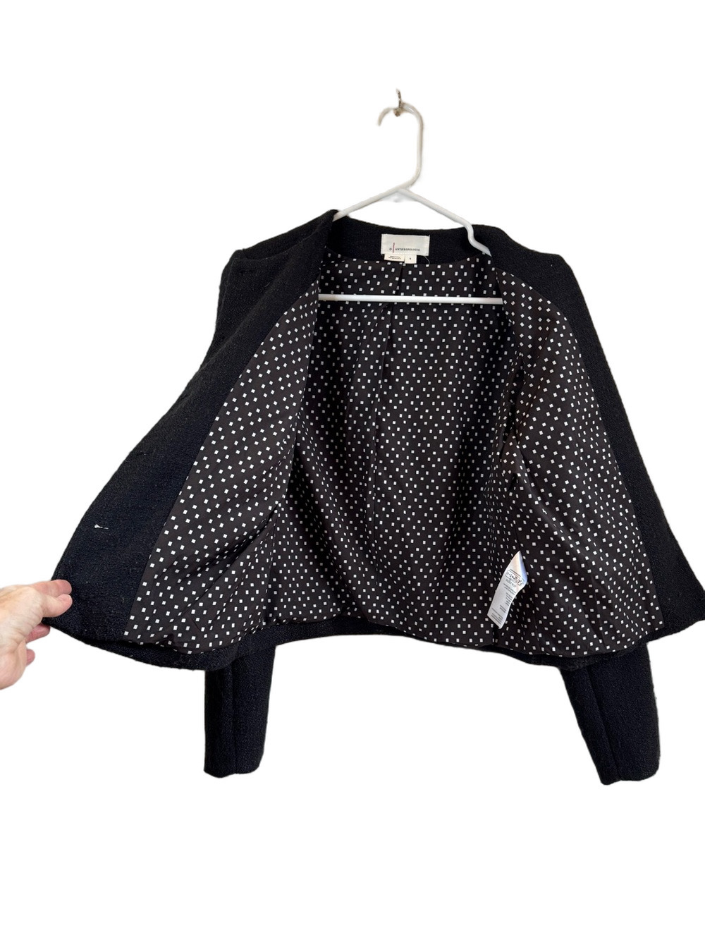 BY ANTHROPOLOGIE Tweed Patch Blazer - Picture 13 of 16